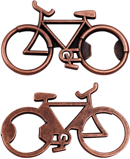 Fahrradflaschenöffner, Edelstahl Fahrradflaschenöffner, Fahrrad Bierflaschenöffner, Korkenzieher, Flaschenöffner.