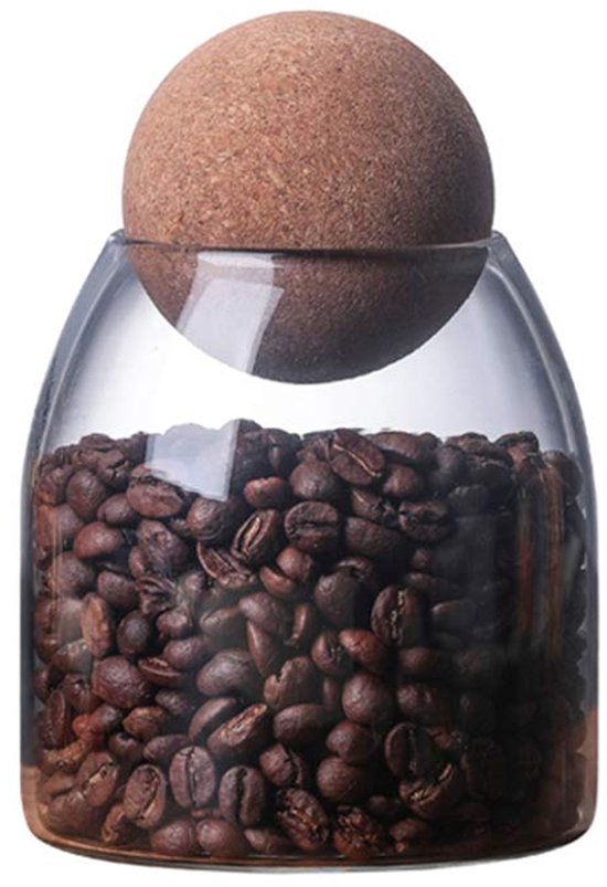 500 Ml Glasdose Mit Korkenzieher, Gewürzgläser. Glasdose Zur Aufbewahrung Von Gewürzen, Tee, Zucker, Kaffee Und Nüssen.