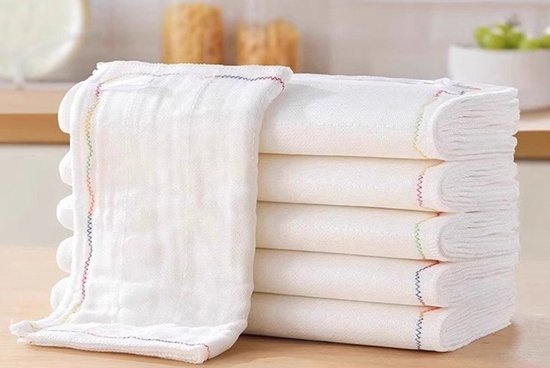 6er Set Geschirrtücher Fusselfrei Mehrlagiges Reinigungstuch Leicht Zu Reinigen Geschirrtuch Hochsaugfähiges Küchentuch Haushalt 30 X 30 Cm