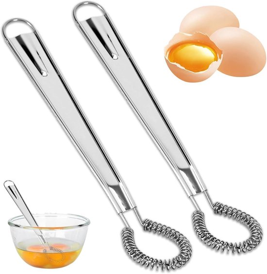 Mini-schneebesen Aus Edelstahl, Ideal Zum Servieren Kleiner Mengen, Handlicher Schneebesen Für Küche, Kaffee, Milch Und Zum Kochen.