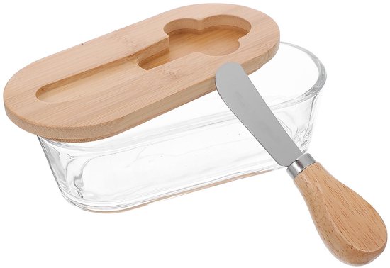 Rechteckiger Butterbehälter (300 Ml) Mit Deckel Und Messer Luftdichter Behälter Zur Aufbewahrung Der Butter