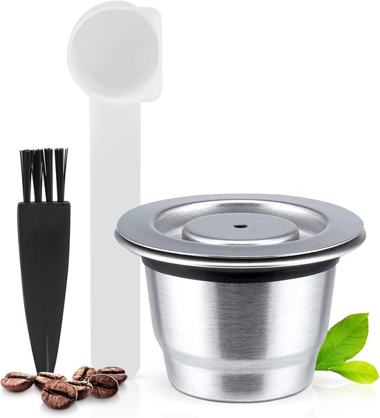 Wiederverwendbare Edelstahl-kaffeekapseln, Nachfüllbar, Kompatibel Mit Nespresso-maschinen