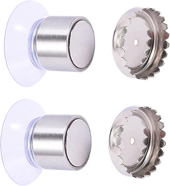 Magnetischer Seifenhalter Seifenschale Mit Saugnapf Hält Seife Trocken Edelstahl 2 Stück Silber