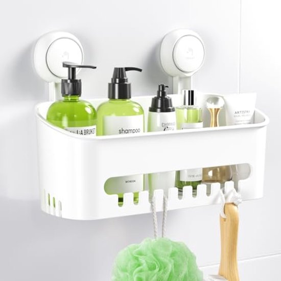 Duschablage Mit Saugnäpfen Wasserdichter Badezimmer Organizer Für Shampoos Und Accessoires
