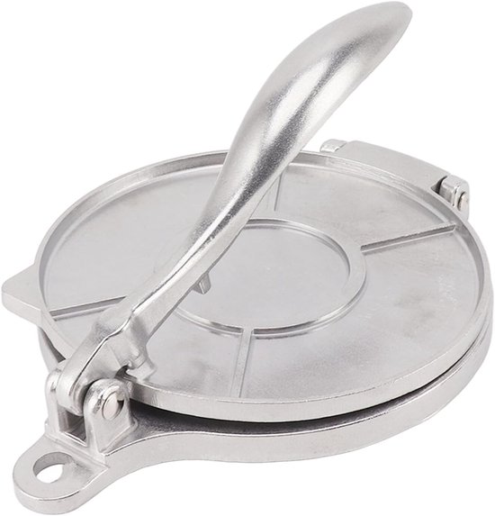 Dailygoods Tortillapresse 16 Cm Aluminiumlegierung Manuelle Tortillapresse Multifunktional Langlebig Einfache Handhabung Nudelholz