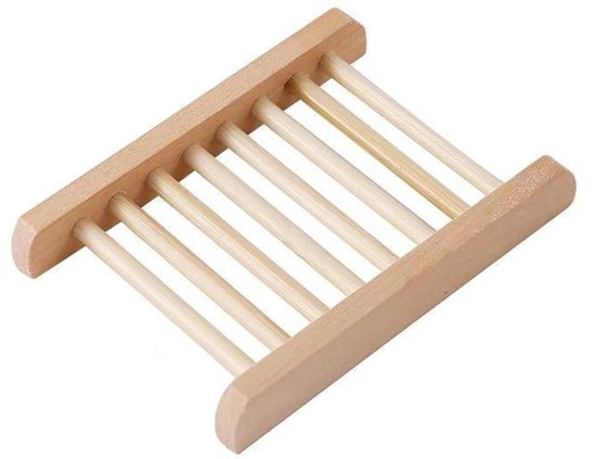 Seifenschale Aus Bambus Seifenbox Aus Holz Badezimmerorganisation Hohlablaufdesign 2 Teilig Naturholz