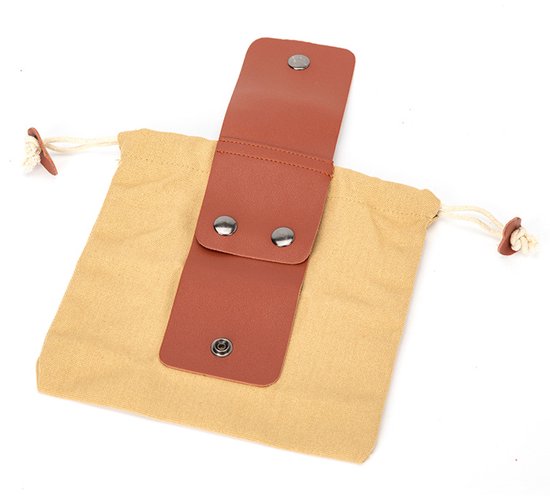 Faltbare Erntetasche Aus Segeltuch Pilzbeutel Mit Kordelzug Und Gürtelclip, Outdoor Hüfttasche Für Ernte, Gartengeräte Und Wanderausrüstung
