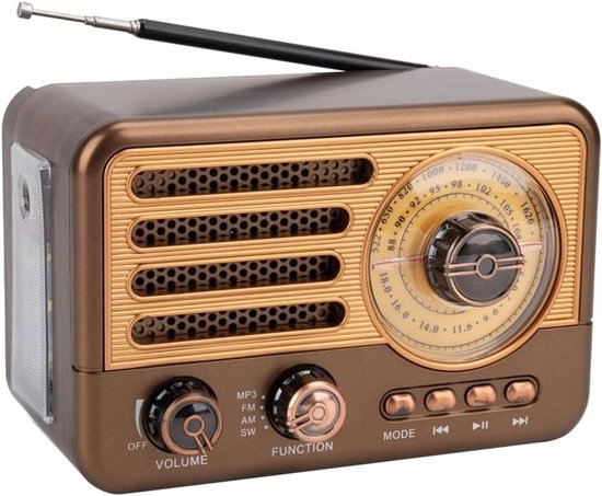 Bluetooth-lautsprecher – Tragbarer Bluetooth-lautsprecher – Retro-radio-vintage-bluetooth-lautsprecher