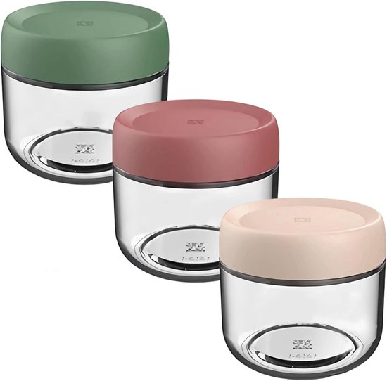 Overnight Oats Gläser 3 Teiliger Joghurtbecher Aus Glas Mit Deckel (280 Ml) Auslaufsicher & Bpa Frei Vorratsbehälter Für Haferflocken, Obst & Bab