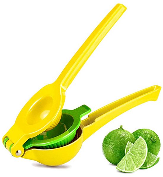 Limettenpresse Aus Aluminiumlegierung, Kern Und Fruchtfleischfrei, Tragbar, Spülmaschinenfest, Für Frische Säfte, Salate, Cocktails, Grüne Und Ge