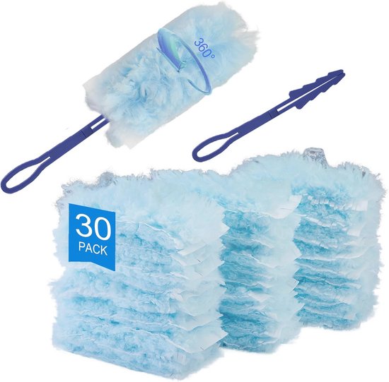 30 Teiliges Staubtuch Set 360° Staubtuch Set Staubwedel Staubtücher Passend Für Swiffer Heavy Duster Reinigungsbürste Schwerer Staubwedel Für Die