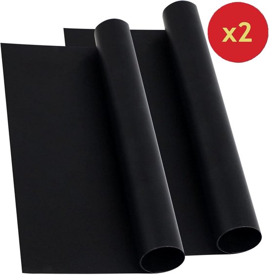 2 Teiliger Ofenschutz Antihaft Ofenmatte Backmatte Für Den Backofen Antihaft Schutzmatte Wiederverwendbar Waschbar Grillmatte Grillbackmatte Back