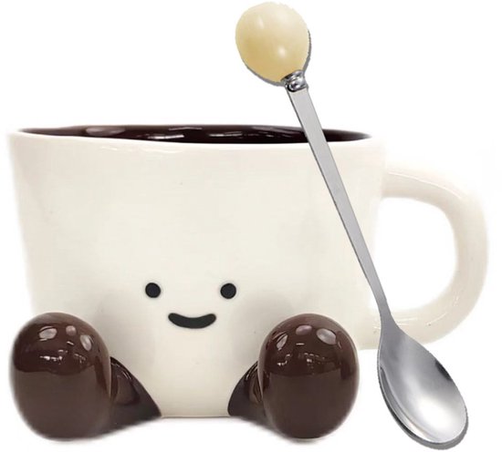 Kaffeetassen, Niedliche, Lustige Tasse Für Frauen, 300 Ml Einzigartige Keramiktassen Für Kaffee Und Tee, Geschenkidee Fürs Büro (schokolade)
