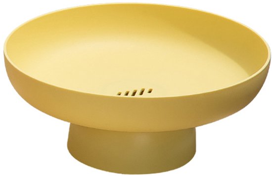 Obstschale Dekorative Obstschale Obstkorb Küchenschale Mit Abtropffläche Mit Boden 26,5 X 26,5 X 11,5 Cm Für Wohnzimmer, Küche Und Schlafzimmer