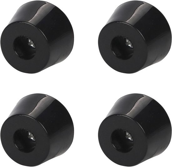 Vier Gummischutzgleiter Für Stuhlbeine Mit Den Maßen 32 Mm Tief X 24 Mm Breit X 18 Mm Hoch Inklusive Metallringen Sind Rutschfest Langlebig Und