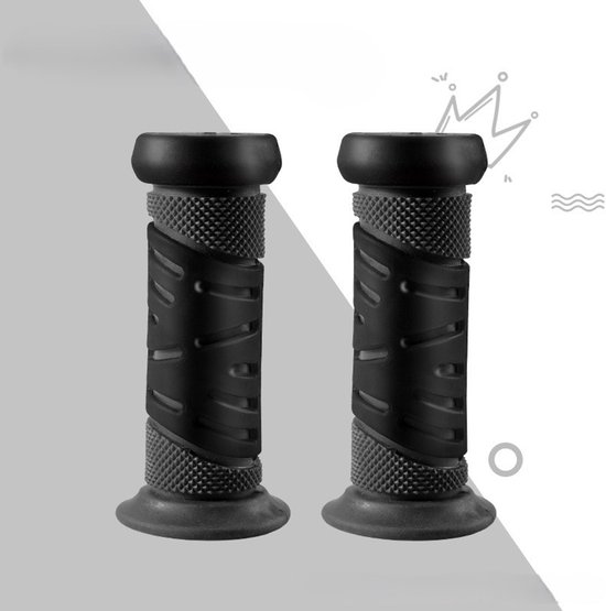 Stoßdämpfender Lenkerschutz Für Kinderfahrräder, Sicherheitsgriffe Aus 22 Mm Starkem, 95 Mm Langem Gummi Für Roller Und Kinderfahrräder, Hellblau
