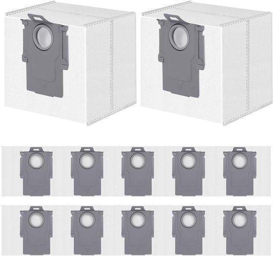 12 Staubbeutel, Passend Für Die Staubsauger Roborock Q10 S5+/x5+ Und Q7 L5+
