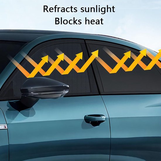 Sonnenschutz Für Auto-seitenscheiben 4-teilig Sonnenschutz Für Auto-seitenscheiben Abdeckung Uv-schutz Blendschutz Sonnenschutz Fürs Auto Für Für