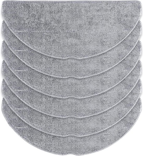 Sechs Ersatz-wischpads. Passend Für Die Saugroboter Roborock Q7 M5/q7 M5+ Und Q7 L5/q7 L5+.