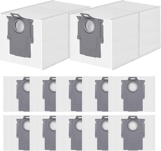 12 Staubsaugerbeutel Passend Für Roborock Q Revo Qrevo S Qrevo Pro Qrevo Master Qrevo Plus Qrevo Curv S8 Maxv Ultra Saros 10r Qv 35s 35a Qr 598 798