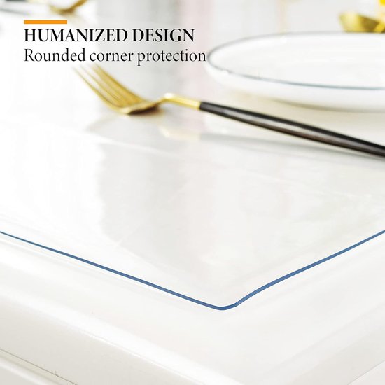 Transparente Tischschutzmatte 1 6 Mm 40 X 60 Cm Wachstuch Tischdecken Tischunterlage Schreibtischunterlage Pvc Rechteckig Leicht Zu Reinigen Und