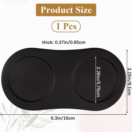 Salz Und Pfeffermühlenablage 16 X 8 1 Cm Ablage Für Pfeffermühlen Aus Holz Tischschutz Zubehör Für Salzstreuer Geeignet Für 2 Mühlen Dekoration 8,1 Cm