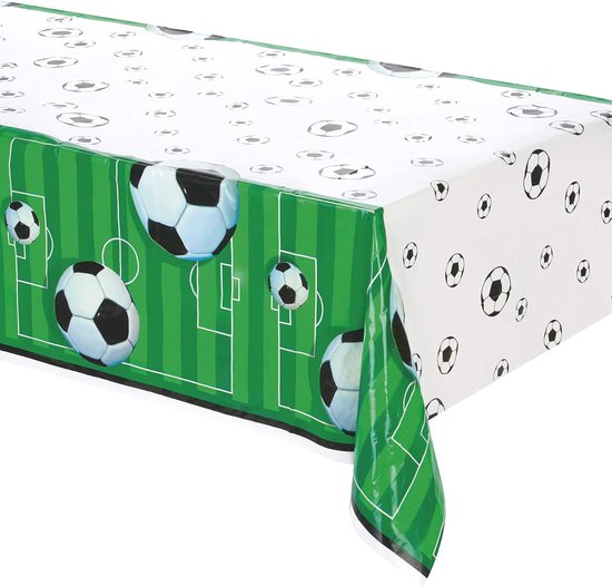 Pe Fußball Tischdecke 1 Stück 137 Cm X 274 Cm Wm 2026 Wasserfest Wm Dekoration Tischdecke Tischläufer Kunststoff Tischdecke Mit Fußballmotiv Für