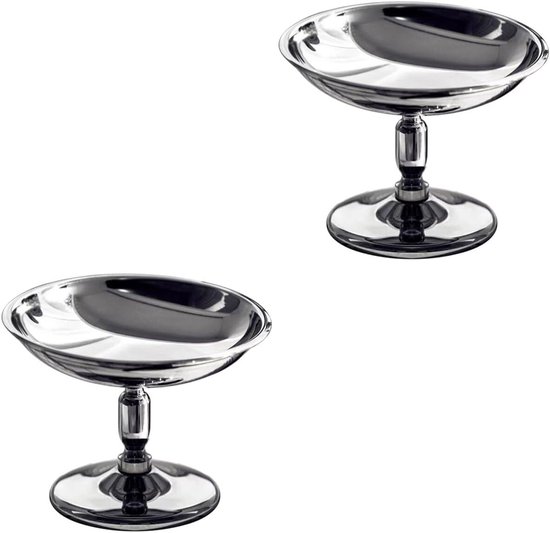 2 Mini Dessertschalen Kleine Eisbecher Edelstahl Dessertbecher Wiederverwendbar Parfaitbecher Hohe Dessertbecher Für Nüsse, Früchte, Pudding, Sna