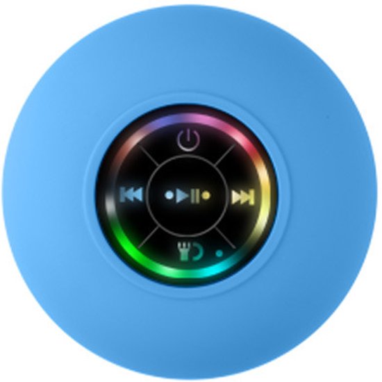 Großer Wasserdichter Bluetooth-lautsprecher Mit Saugnapf Und Led-beleuchtung Wasserdichter Bluetooth-lautsprecher Für Das Badezimmer Tragbarer