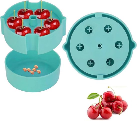 Kirschentsteiner 6 Entsteinte Kirschen Spritzschutz Einfache Einhandbedienung Entsteiner Küchenzubehör Kirschen Entsteiner Kirschentsteiner Olive