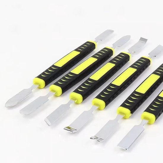 6 Teiliges Metall Brecheisen Set Doppelseitiges Kleines Metall Spudger Öffnungswerkzeug Set, Reparaturwerkzeug Set Für Tablets, Uhren, Digitale H