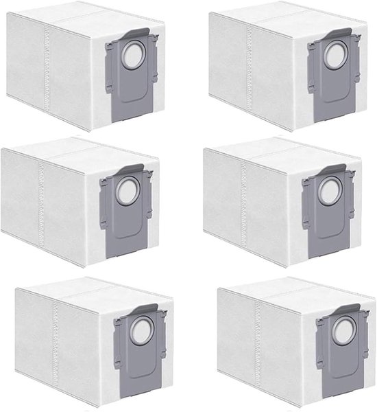 Zubehörset Mit 6 Staubbeuteln, Passend Für Den Roborock Qrevo Curv/p20 Pro Saugroboter