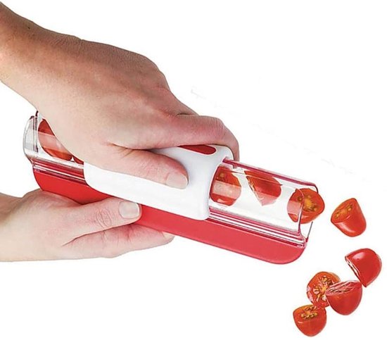 Schneiden Von Kirschtomaten Weintrauben Obst Küchendekoration Küchengerät Gemüseschneider Küchenutensilien