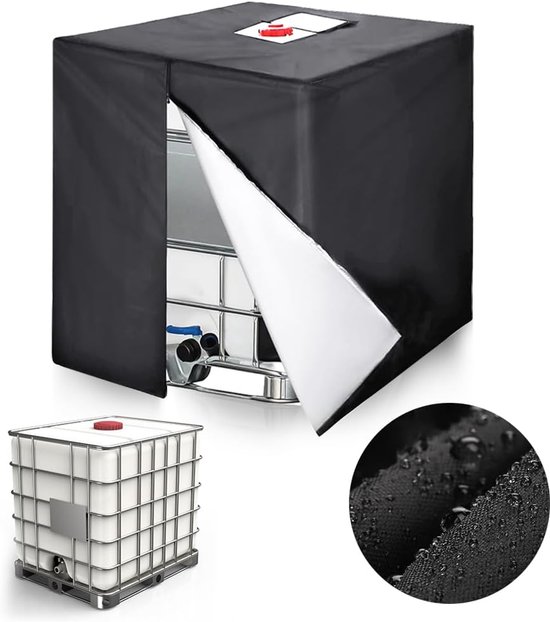 1000 Liter Wassertankabdeckung Schutzhülle Für Ibc Container Regenwassertankabdeckung Mit Reißverschluss Für Container