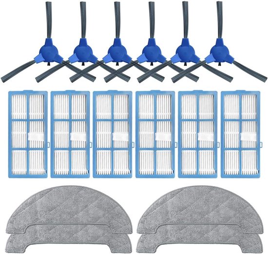Seitenbürstenfilter Mopptuch, Passend Für Proscenic 850t Staubsaugerzubehör Und Teile