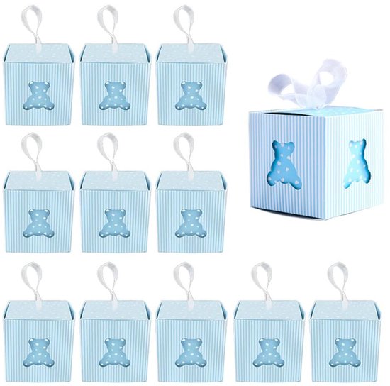 Dailygoods 50 Quadratische Bonbonschachteln Aus Papier Geschenkboxen Für Süßigkeiten Kleine Quadratische Geschenkboxen Geschenkboxen Mit 50 Ideal