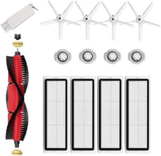 Set Mit 14 Ersatzteilen, Passend Für Die Xiaomi Roborock Staubsauger S5 Max, S6 Pure Und S6 Maxv