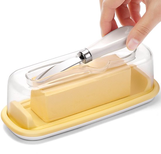 Butterbehälter Mit Deckel Und Messer Aufbewahrung Leicht Zu Entnehmen Präzise Messskala Rutschfester Boden Leicht Zu Reinigen Hält Butter Frisch