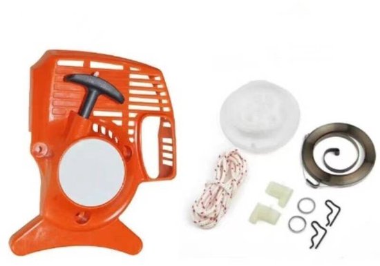 Rückstoßstarter Passend Für Stihl Fs38 Fs45 Fs46 Fs55 Fc55 Hl45 Km55 Freischneider (einschließlich 9 Zubehörteilen)