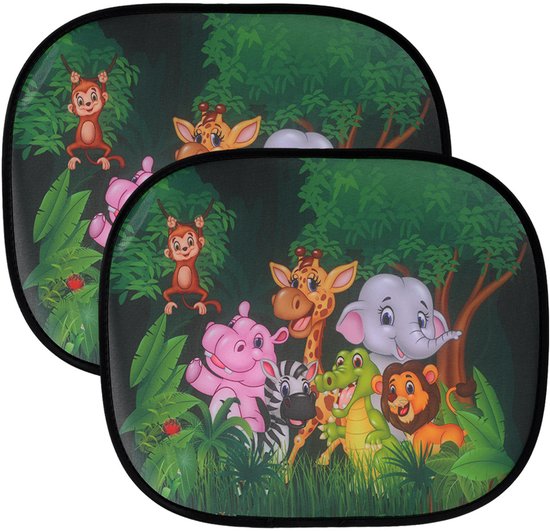 Auto-sonnenblende Mit Uv-schutz – Kinderfreundliche Sonnenblende – 44 X 36 Cm – Elektrostatische Befestigung – Einfache Montage – Q