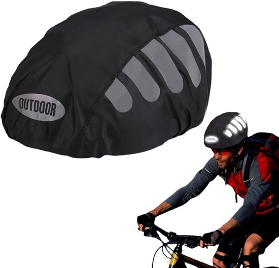 1 Wasserdichte, Reflektierende Schutzhülle Für Fahrradhelme, Helmhülle Für Fahrräder, Für Männer, Frauen Und Kinder, Ideal Zum Radfahren