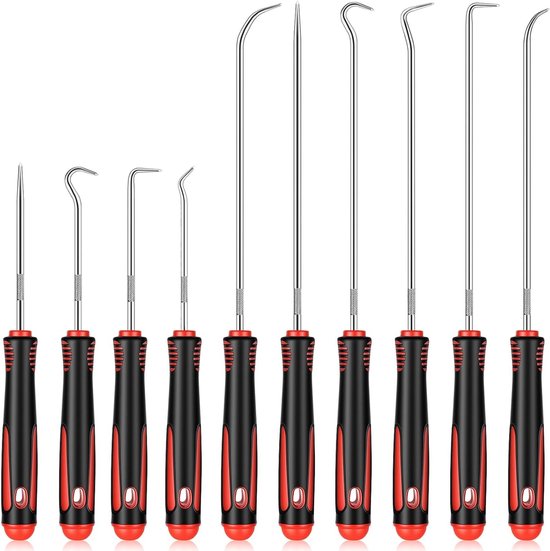 10 Teiliges Präzisions Haken Und Ausdrehwerkzeug Set Für Hydraulikzylinder, O Ringe Und Dichtungen Universelles Werkzeugset Für Die Automobiltech