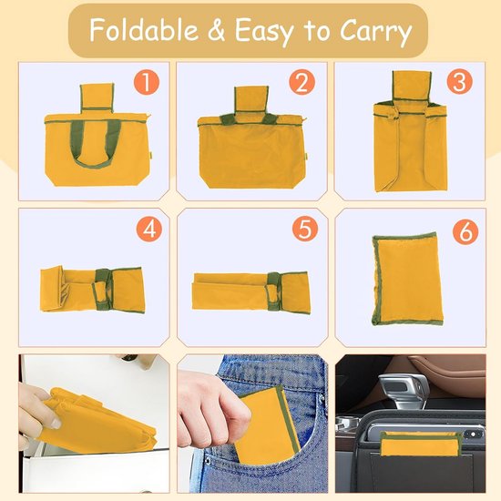 Wiederverwendbare Einkaufstasche Mit Kordelzug Und Innentasche – Robust Bis 23 Kg – Tragetasche Für Den Täglichen Gebrauch, Reisen Und Camping