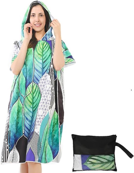 Mikrofaser-wickelhandtuch – Surfponcho – 80 X 100 Cm