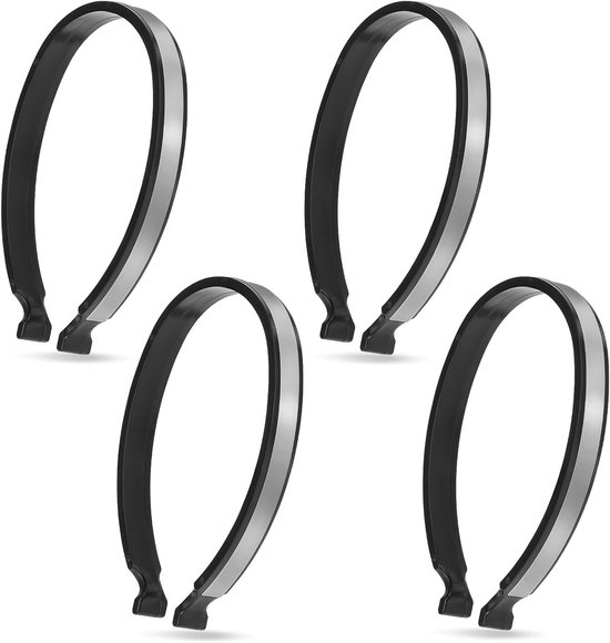 Set Mit 4 Reflektoren Für Fahrradbekleidung, Elastischen Hosenclips Für Mehr Sicherheit, Reflektierenden Knöchelriemen Für Radfahrer Bei Nacht