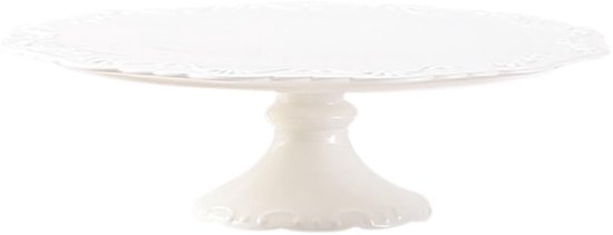 Dailygoods – Kuchenplatte Mit Fuß – Kuchenpräsentation – Cupcake-halter – Hochzeitsständer – Runder Kuchen – Nachhaltige Keramik – Kuchenständer