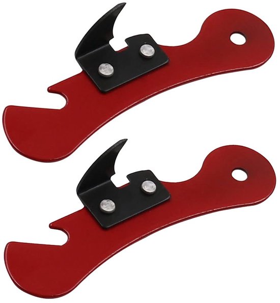Bierflaschenöffner Aus Edelstahl 2er Pack, Multifunktionaler Dosenöffner Für Küche Und Haushalt, Langlebiger Manueller Flaschenverschlussentferne