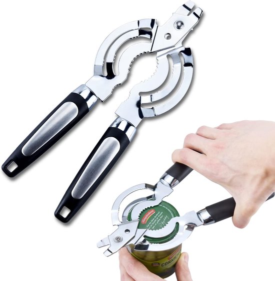 Universalöffner Glasöffner Edelstahl Flaschenöffner Bieröffner Küchenhelfer Hilfsmittel Bei Rheuma Ergonomisches Design Hilfsmittel Für Senioren