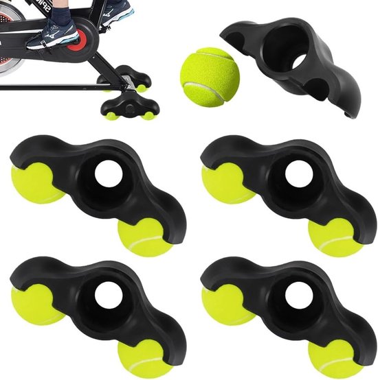 Rocker Plate Füße, 4er Set Für Indoor Cycling Training Dämpfung, Stabilität Und Kompatibilität Mit Fahrradtrainern Und Tennisbällen