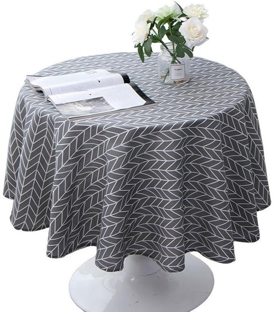 Runde Tischdecke – Baumwolle Und Leinen – 150 Cm